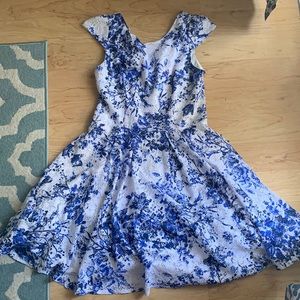 Betsey blue and white dress